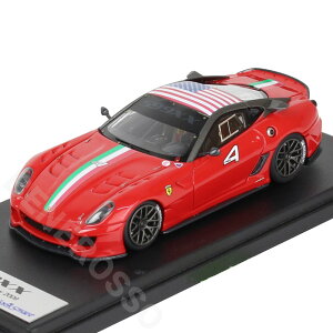 Look Smart 1/43XP[ tF[ 599XX gVersione Clientih #4 Rosso F1 / Grigio Ghisa Opaco LS368A