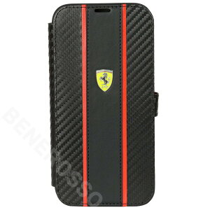 �t�F���[�� iPhone14plus �J�[�{����PU���U�[ �蒠�^�P�[�X �X�g���C�v �u���b�N FEBKP14MNMBK