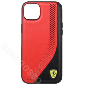 �t�F���[�� iPhone14plus PU ���U�[ �c�[�g�� �o�b�N�J�o�[ ���b�h/�u���b�N FEHCP14MPZIR