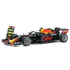 MINICHAMPS 1/18スケール レッド ブル レーシング ホンダ RB16B M.フェルスタッペン アブダビGP 2021 ウィナー WC ピットボード付 110212333