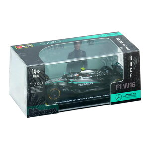 Bburago 1/43�X�P�[�� �����Z�f�X AMG �y�g���i�X F1�`�[�� W16 E �p�t�H�[�}���X K.�A���g�l�b�� 2025 �h���C�o�[�t �N���A�P�[�X �V���o�[ 18-38238KA