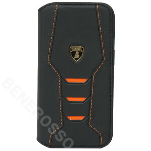 �����{���M�[�j iPhone14Pro ���U�[ �u�b�N�^�C�v�P�[�X �E���J�� D16 �I�����W LB-TPUFCIP14P-HU/D16-OE