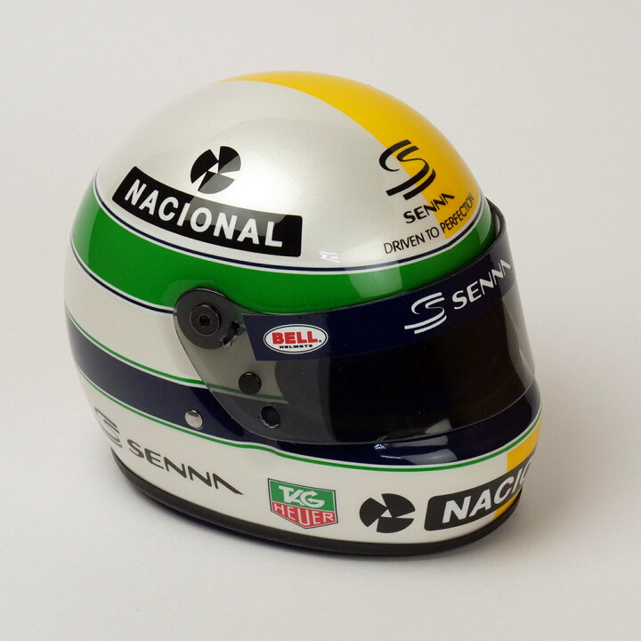 楽天市場】SPORTS MINI LINE 1/2スケール ヘルメット A・セナ F1 没後 