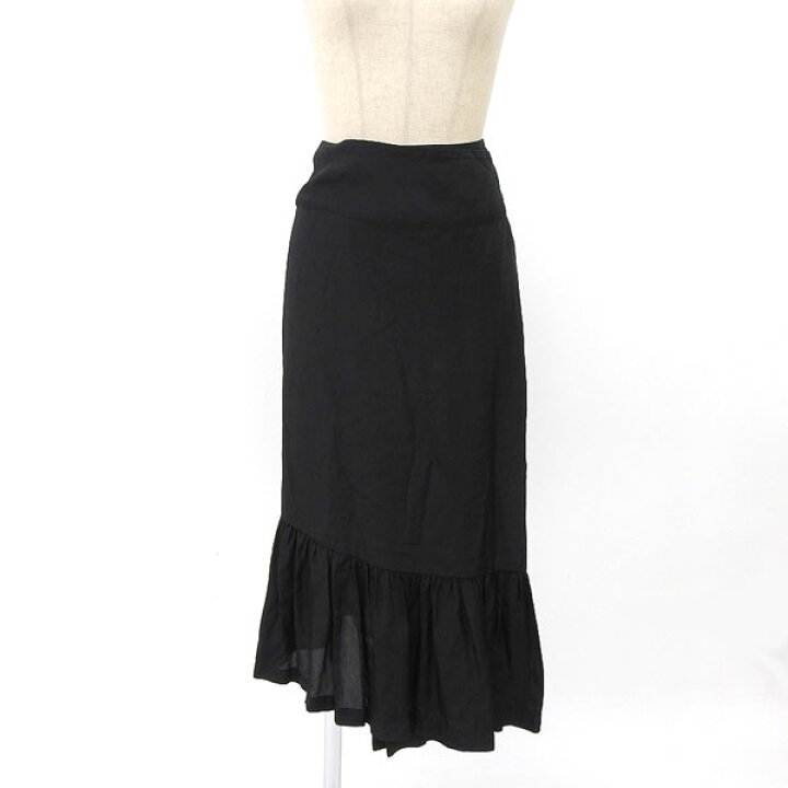 コムデギャルソン COMME des GARCONS ラップ ロング スカート  