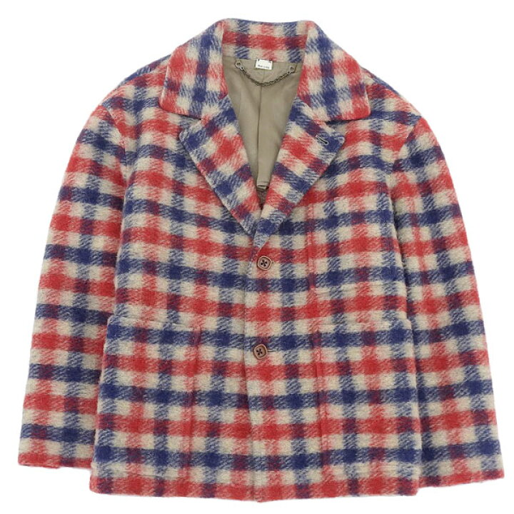 楽天市場】【中古】 グッチ GUCCI ウール チェック柄 ショートコート 