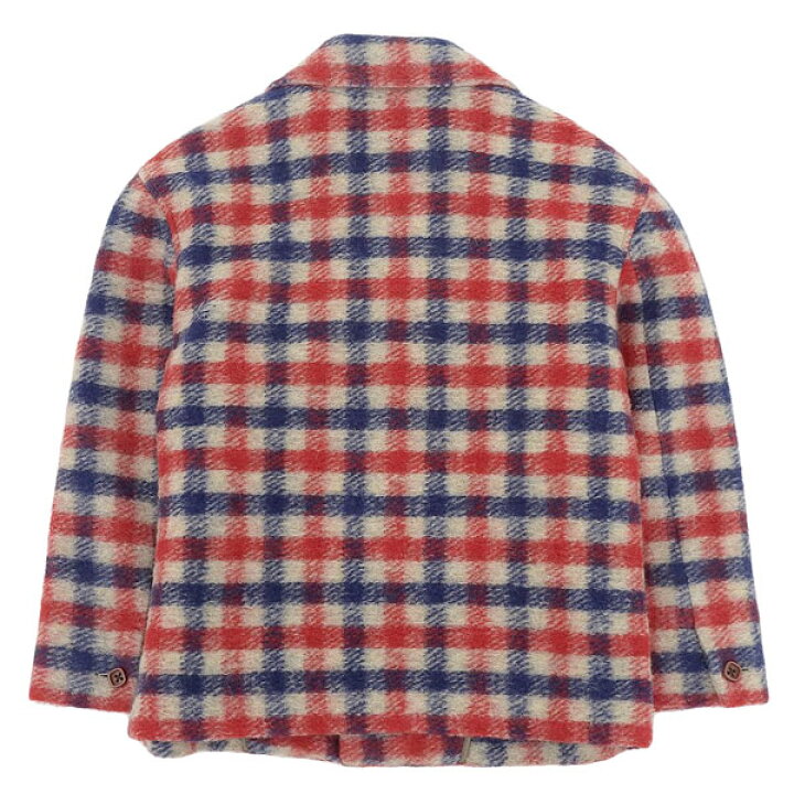 楽天市場】【中古】 グッチ GUCCI ウール チェック柄 ショートコート 
