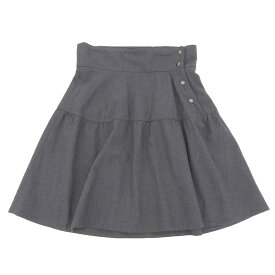 楽天スーパーセール 【中古】 ◆美品◆ マルニ MARNI ウール フレア スカート レディース グレー size44 [Y03046]