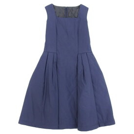【中古】 ◆美品◆ コムデギャルソン COMME DES GARCONS フレア 中綿 ノースリーブ ワンピース ドレス レディース ネイビー sizeS W16A001 [Y03058]
