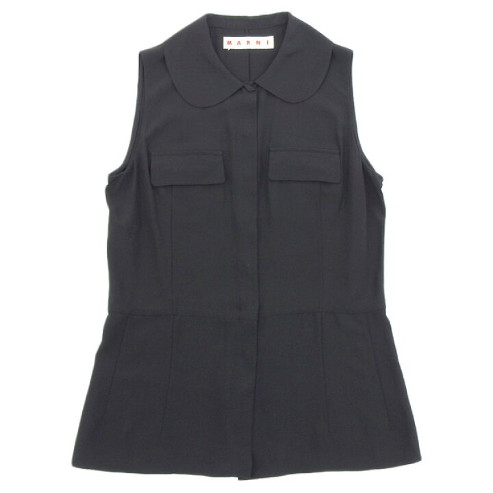 楽天市場】【中古】 ◇美品◇ マルニ MARNI シルク100% 丸襟  