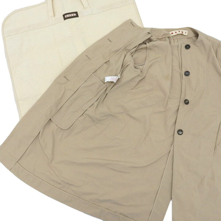 楽天市場】マルニ MARNI ノーカラー コート スプリングコート 