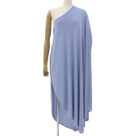 【5月22日値下げ】メゾンマルジェラ Maison Margiela MM6 サークルポンチョ ワンピース レディース ライトブルー sizeS 2019SS [Y03206]