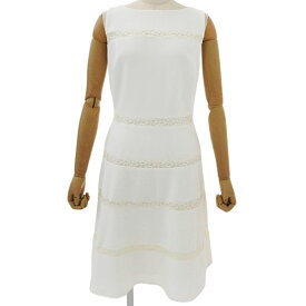 超美品 RALPH LAUREN ラルフローレン ワンピース ホワイト 白 レース 綺麗 サイズ2 レディース 298011 【中古】