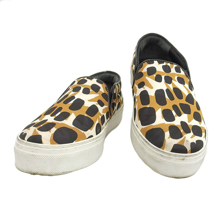 楽天市場】美品 セリーヌ CELINE フィービー キャンバス スリッポン  