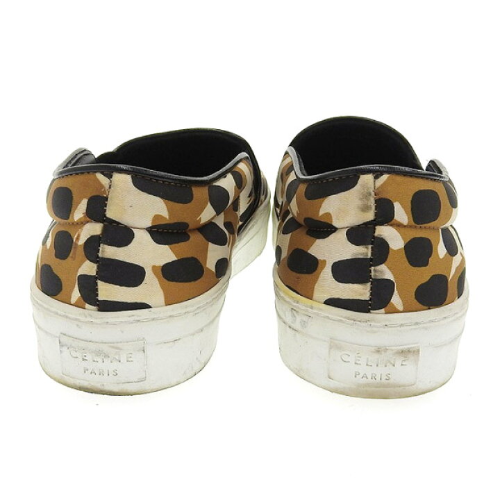 楽天市場】美品 セリーヌ CELINE フィービー キャンバス スリッポン  