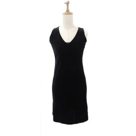 ◆超美品◆ アルマーニ コレッツオーニ ARMANI エレガント ワンピース 黒 ブラック サイズ40 レディース [271653] 【中古】