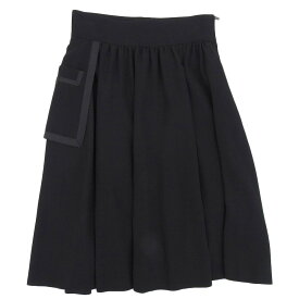 ◆美品◆ フォクシー ニューヨーク FOXEY NY スカート デザイン ポケット レディース 黒 size38 [255357] 【中古】