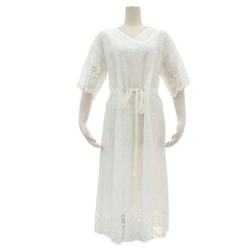 ◆超美品◆ バーニーズ BARNEYS NEWYORK ワンピース 織柄 size36 刺繍 レディース [260164] 【中古】