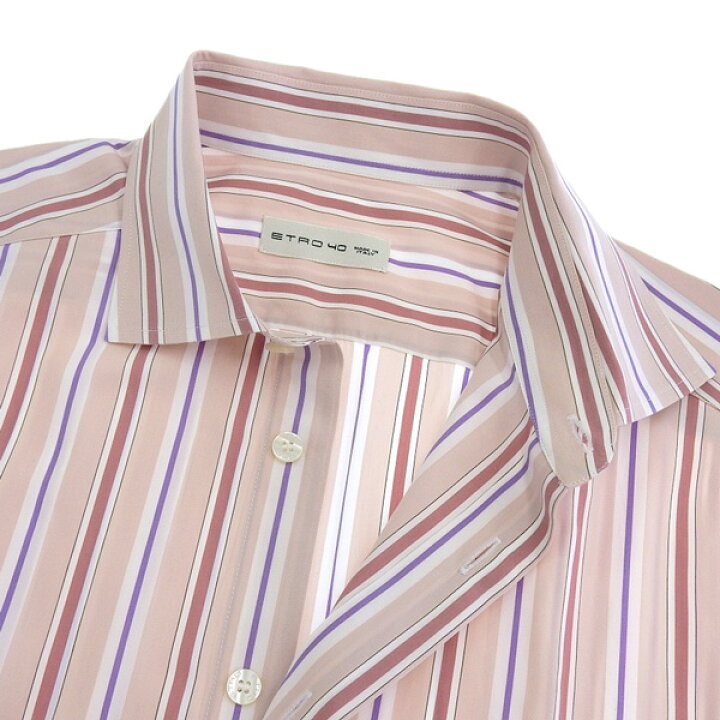 楽天市場】◇超美品◇ エトロ ETRO ストライプ 長袖 シャツ サイズ40 