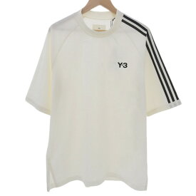 ワイスリー Y-3 スリーストライプ サイドスリット Tシャツ