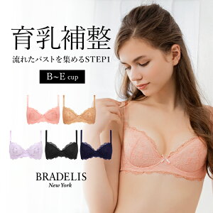 送料無料 ブラデリスニューヨーク ジャスミンブラ(B〜E) (ステップ1) BRADELIS NEWYORK BRNY 【ジャスミンタイプ】育乳ブラ いくにゅうぶら 補整 下着 補正ブラ 補正 ブラジャー 谷間 バストアップ ブラ 産後ブラ 卒乳 下着 レディース