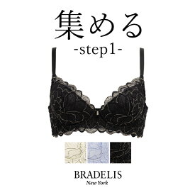 【30%OFF】育乳 ブラデリスニューヨーク ブラデリス ウェンディステップ1ブラ22A2 BRADELIS NEWYORK 【ウェンディタイプ】育乳 育乳ブラ いくにゅうぶら 補整 補正 ブラ ブラジャー 谷間 脇肉 贅肉 脇高 バストアップブラ 寄せ上げ 産後 卒乳 レース 3/4カップ 下着 小胸