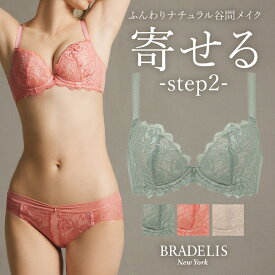 育乳ブラデリスニューヨーク ブラデリス ナオミステップ2ブラ23A1 BRADELIS New York 【ナオミタイプ】育乳 育乳ブラ いくにゅうぶら 補整 補正 ブラ ブラジャー 谷間 バストアップブラ 産後 卒乳 3/4カップ 下着 レディース 小胸 昼 小さいサイズ 20代 30代 40代