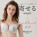 【40%OFF】育乳 ブラデリスニューヨーク ナオミステップ2ブラ24S3 BRADELIS New York 【ナオミタイプ】いくにゅうぶら 補整 補正 ブラジャー 谷間 バストアップブラ 産後 卒乳 3/4カップ 下着 レディース 小胸 昼 小さいサイズ 20代 30代 40代
