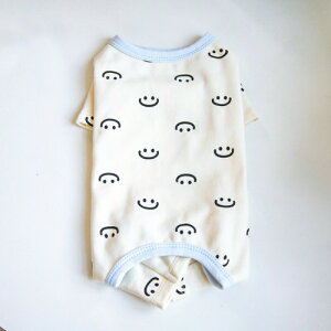 犬服 犬用術後服 術後着 術後ウェア お腹守り 袖付き パジャマ つなぎ カバーオール 綿素材 四脚 傷口舐めない 傷口保護 インナーウェア 犬の服 ドッグウェア 部屋着 ルームウェア 春 抜け毛