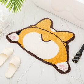 ドアマット 滑り止め 玄関マット ねこ いぬ くま パンダ 40x60cm 室内 おしゃれ 吸水 寝室 可愛い動トイレマット おしゃれ カーペット ラグマット 室内浴室マット お風呂マット バスマット キッチンマット 台所マット