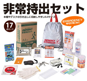 帰宅支援に特化【非常持出セット17点セットCS-50】非常用持出しセット帰宅支援セットP20Feb16