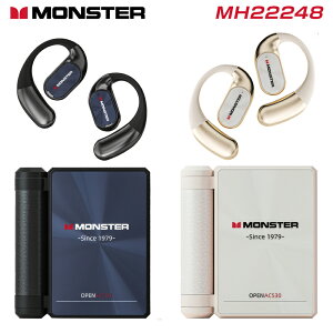 MONSTER [ �����X�^�[ ] Bluetooth �C���z�� [ Open Ear AC530 MH22248 ] �����ӂ����Ȃ��̂Ŕ��Ȃ��EIPX5�h�� �u���b�N / �z���C�g [ �������K�̔� ]