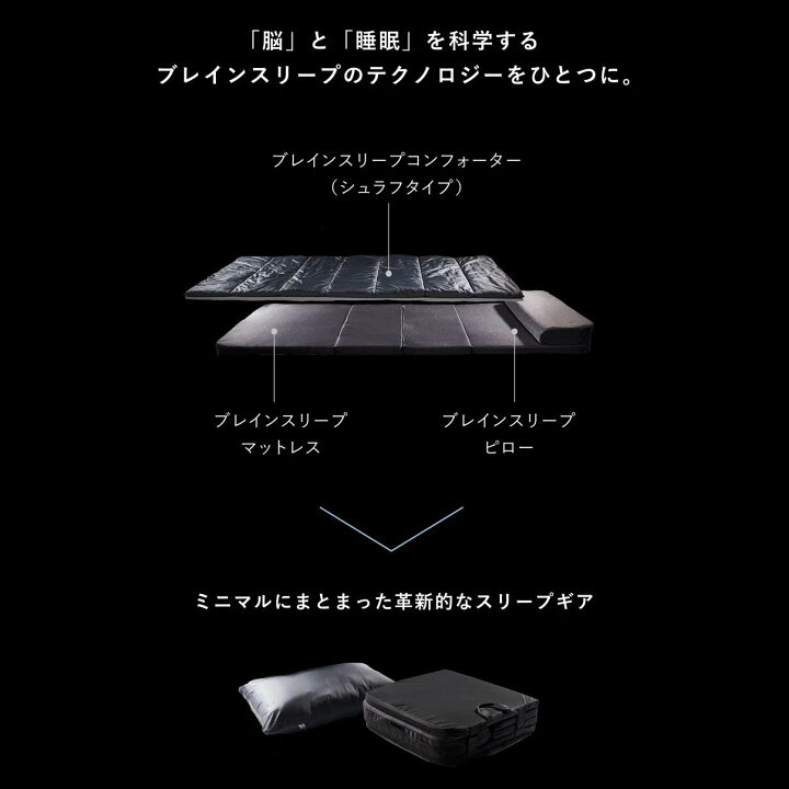 楽天市場】ブレインスリープ オールインワン マットレス 枕 布団 一 