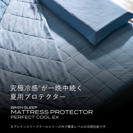 ブレインスリープ マットレスプロテクター パーフェクト クール EX マットレスシーツ 夏用