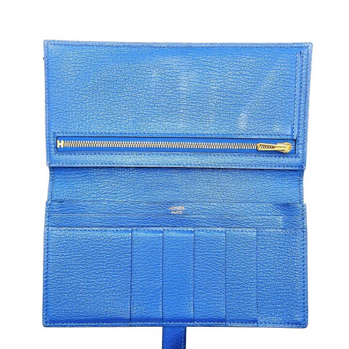 楽天市場】HERMES エルメス ベアンスフレ オーストリッチ 長財布 二 