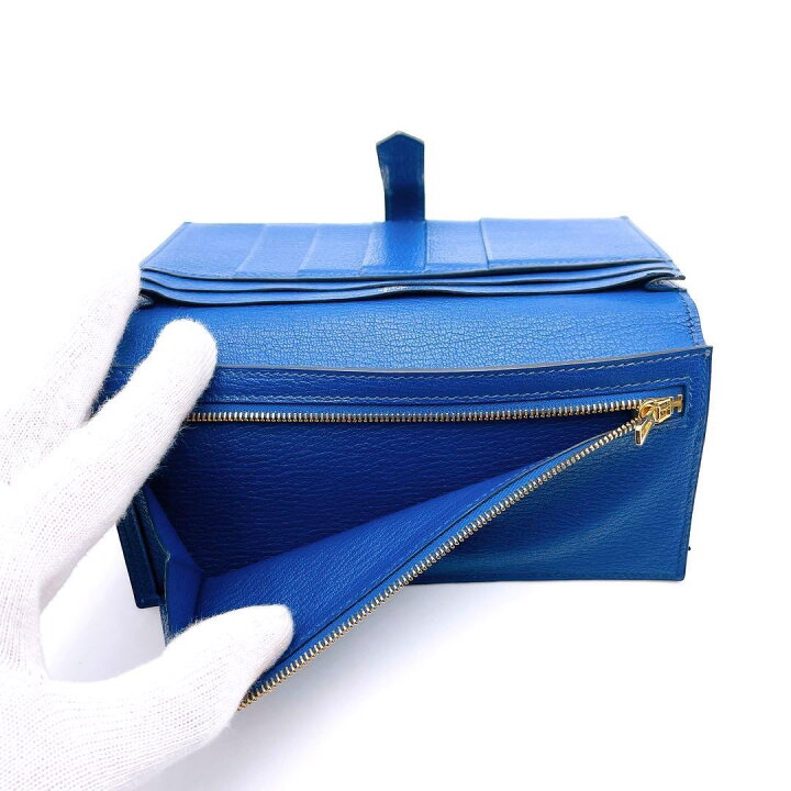 楽天市場】HERMES エルメス ベアンスフレ オーストリッチ 長財布 二 