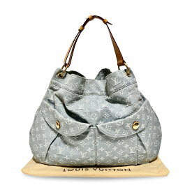 LOUIS VUITTON ルイヴィトン デイリー GM モノグラムデニム ショルダーバッグ ブルークレール M40492【中古】【鑑定済み】【送料無料】