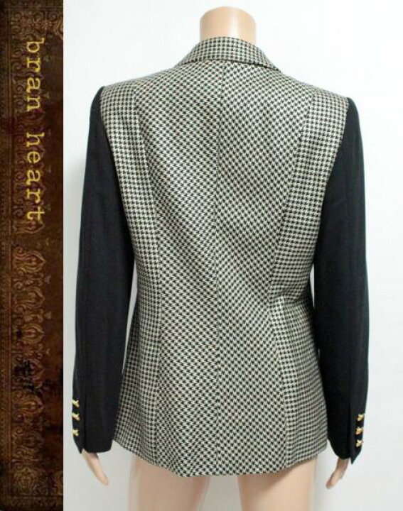 楽天市場】ESCADA エスカーダ 千鳥格子柄 シルク混 ジャケット【中古 