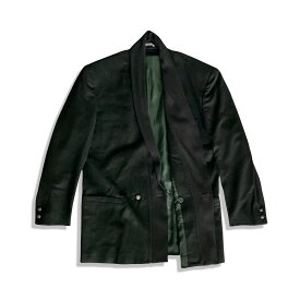 GIANNI VERSACE ジャンニ ヴェルサーチ ショールカラー ウール ダブルブレスト ジャケット size 50 ブラック メンズ ヴィンテージ イタリア製【中古】【鑑定済み】