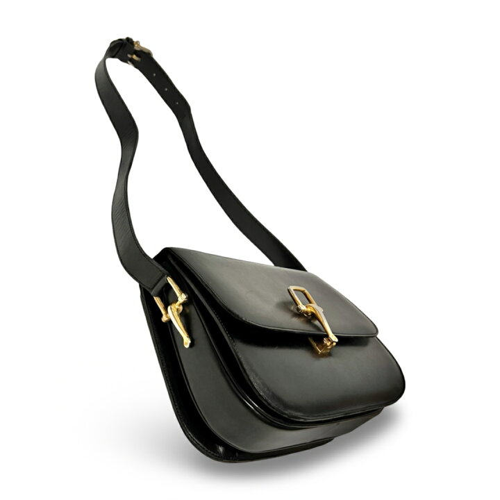 楽天市場】CELINE セリーヌ ゴールド ホースビット金具 レザー 
