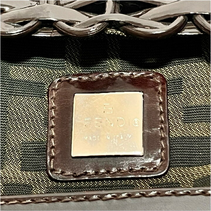 楽天市場】FENDI フェンディ ズッカ柄裏地 かごバッグ バスケット  