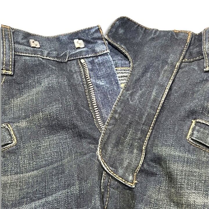 楽天市場】BALMAIN バルマン デニム バイカーパンツ ダメージ加工 