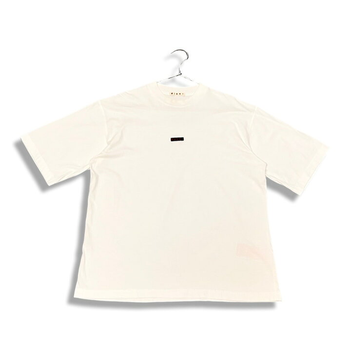楽天市場】MARNI マルニ クルーネック ロゴ 半袖 コットン Tシャツ  