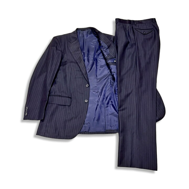 楽天市場】BURBERRY バーバリー ストライプ柄 2B シングル ジャケット 