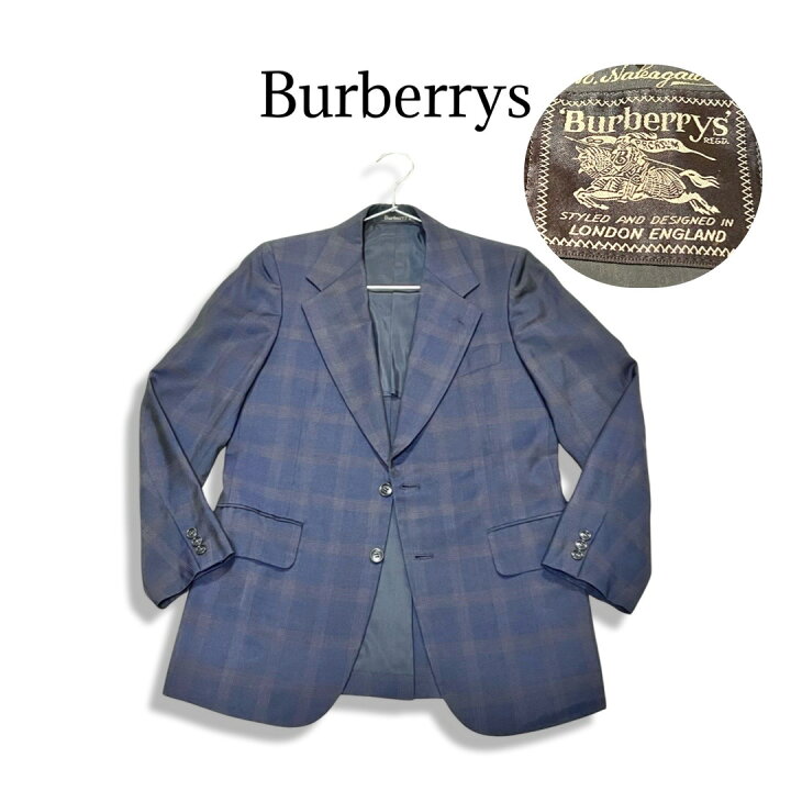 楽天市場】Burberrys バーバリー チェック柄 シングル ジャケット  