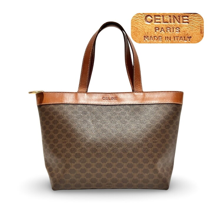 楽天市場】CELINE セリーヌ ヴィンテージ トリオンフマ カダム柄  