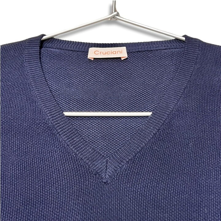 楽天市場】Cruciani クルチアーニ Vネック 長袖 ニット セーター 無地  