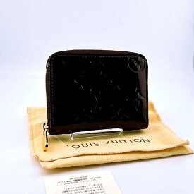 【極美品】 LOUIS VUITTON ルイヴィトン ヴェルニ ジッピーコインパース 茶 M93607