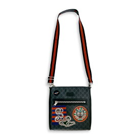 GUCCI グッチ 474137 PVC×レザー GGスプリーム ショルダーバッグ 【中古】【鑑定済み】