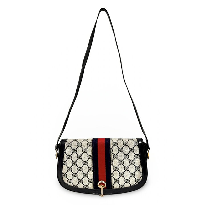 楽天市場】GUCCI オールドグッチ シェリーライン GG ホースビット 