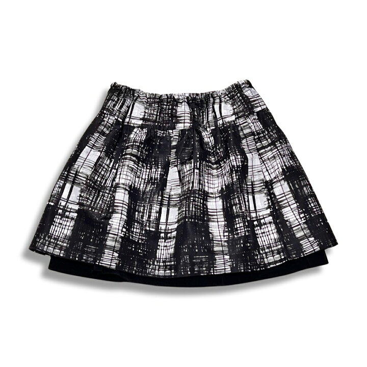 PRADA プラダ ひざ丈スカート 46(M位) 黒 【古着】【中古】 Prada  